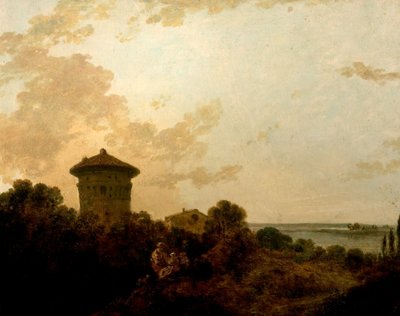 Ruins near Tivoli, Italy by British School